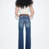 D68 Blugi boot-cut cu curea