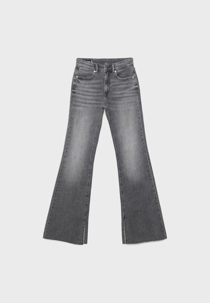D74 Flared Blugi cu fante