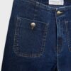 D77 Blugi minimalisti cu buzunare D77 Blugi minimalisti cu buzunare