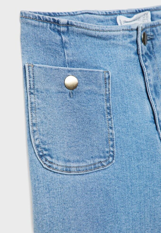 D77 Blugi minimalisti cu buzunare D77 Blugi minimalisti cu buzunare