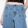 D77 Blugi minimalisti cu buzunare D77 Blugi minimalisti cu buzunare
