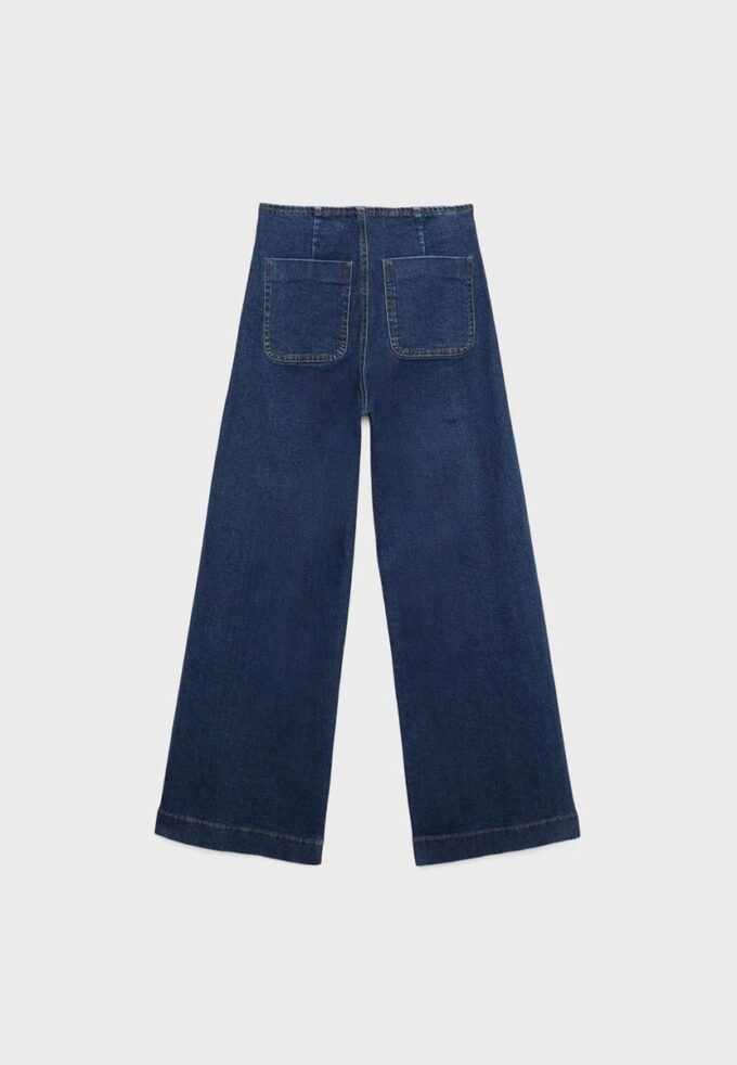 D77 Blugi minimalisti cu buzunare D77 Blugi minimalisti cu buzunare