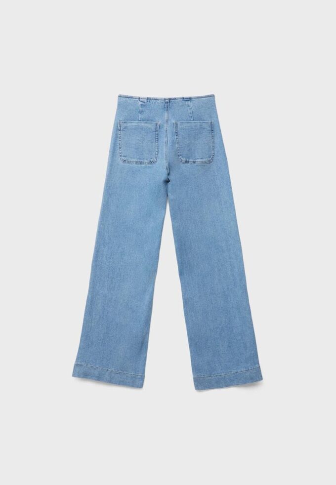 D77 Blugi minimalisti cu buzunare D77 Blugi minimalisti cu buzunare