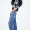 D91 Blugi Wide Leg cu talie joasă D91 Blugi Wide Leg cu talie joasă