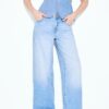 D91 Blugi Wide Leg cu talie joasă D91 Blugi Wide Leg cu talie joasă