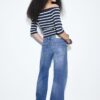 D91 Blugi Wide Leg cu talie joasă D91 Blugi Wide Leg cu talie joasă