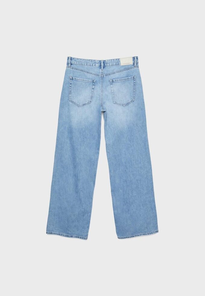 D91 Blugi Wide Leg cu talie joasă D91 Blugi Wide Leg cu talie joasă