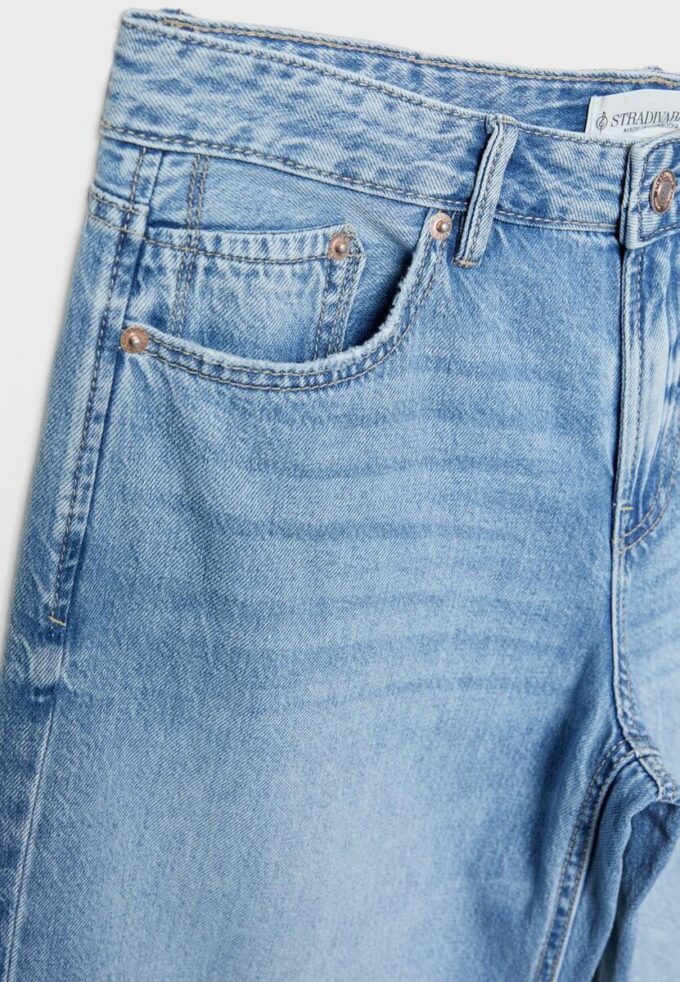 D91 Blugi Wide Leg cu talie joasă D91 Blugi Wide Leg cu talie joasă