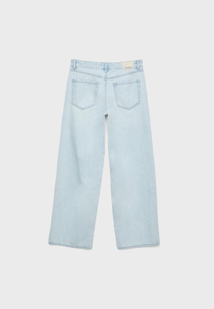 D91 Blugi Wide Leg cu talie joasă D91 Blugi Wide Leg cu talie joasă