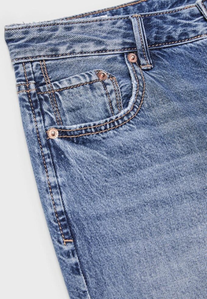 D91 Blugi Wide Leg cu talie joasă D91 Blugi Wide Leg cu talie joasă