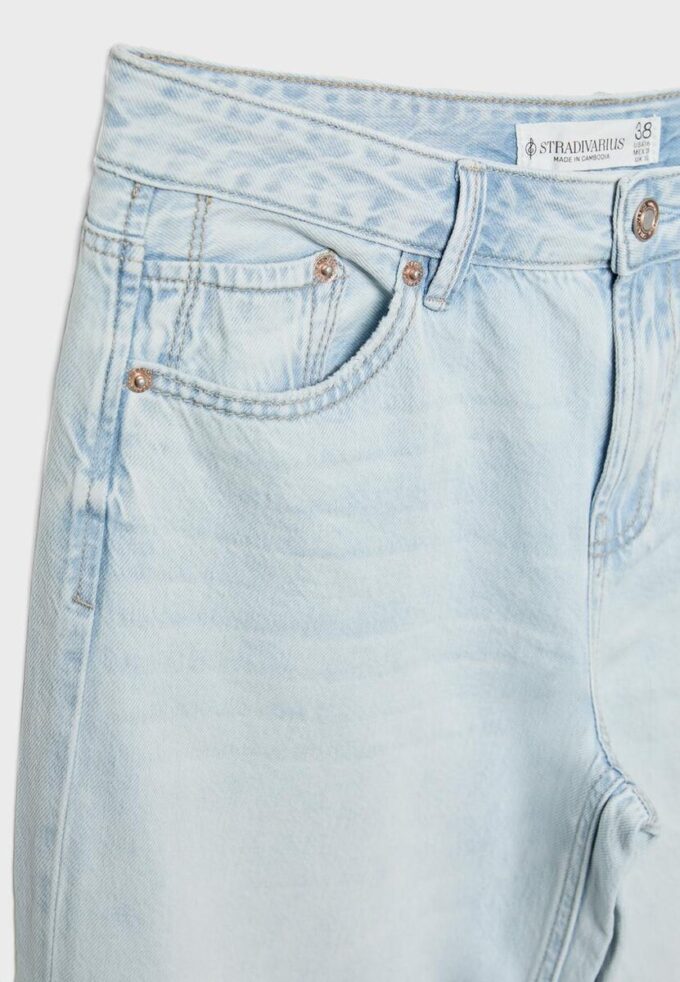 D91 Blugi Wide Leg cu talie joasă D91 Blugi Wide Leg cu talie joasă