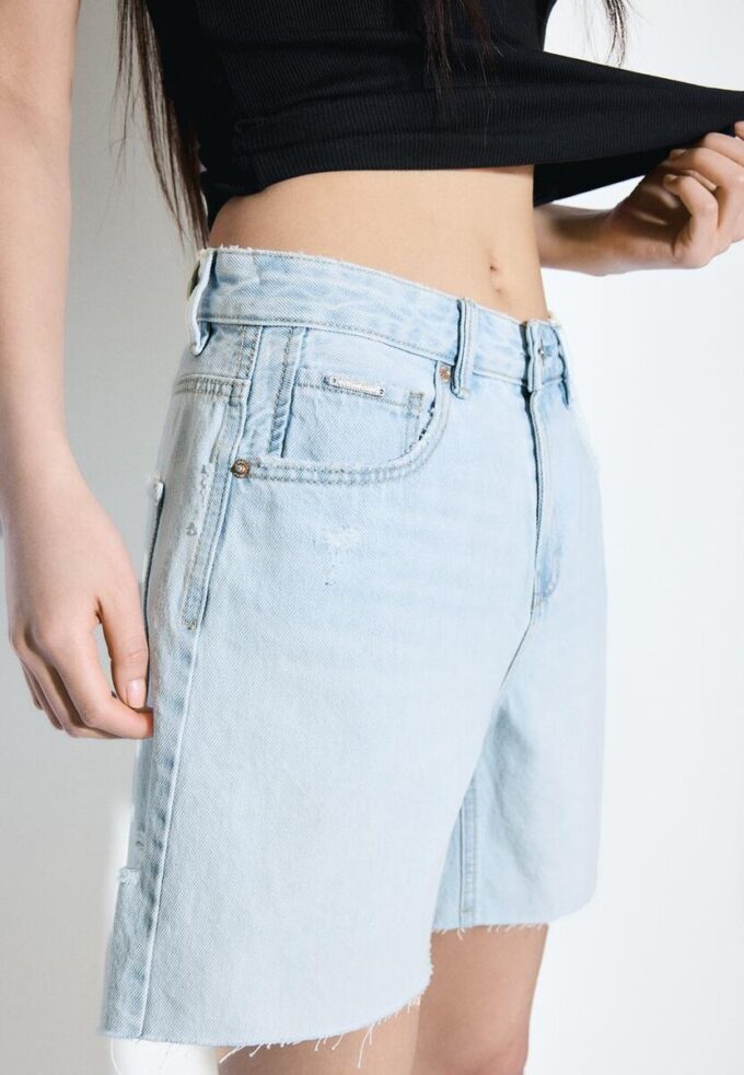 D93 Pantaloni scurți lungi din denim D93 Pantaloni scurți lungi din denim