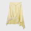 Fustă midi asimetrică din satin Fustă midi asimetrică din satin