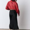 Fustă midi din satin Fustă midi din satin