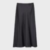 Fustă midi din satin Fustă midi din satin