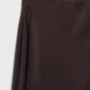 Fustă midi din satin Fustă midi din satin