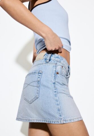 Fustă mini din denim D60