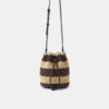 Geantă crossbody croșetată în culori contrastante Geantă crossbody croșetată în culori contrastante