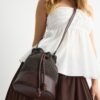 Geantă crossbody croșetată în culori contrastante Geantă crossbody croșetată în culori contrastante