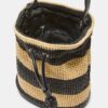 Geantă crossbody croșetată în culori contrastante Geantă crossbody croșetată în culori contrastante