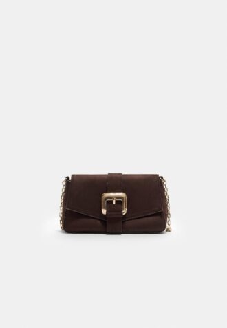 Geantă crossbody cu cataramă neregulată