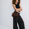 Geantă crossbody cu detalii cu fermoar