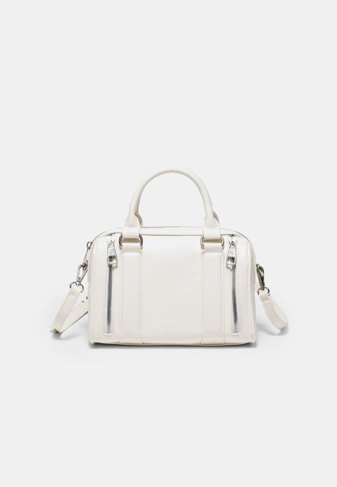 Geantă crossbody cu detaliu fermoar