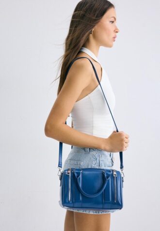 Geantă crossbody cu detaliu fermoar