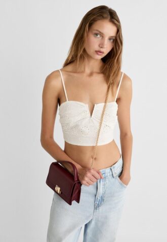 Geantă crossbody cu două mânere