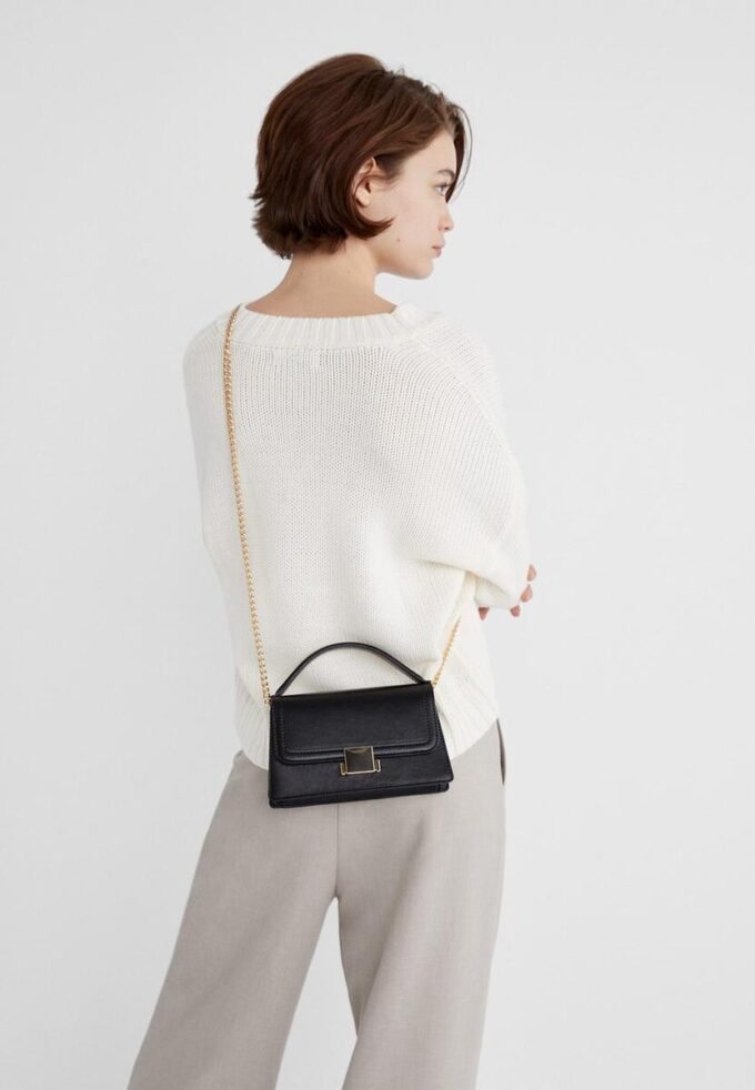 Geantă crossbody cu două mânere Geantă crossbody cu două mânere
