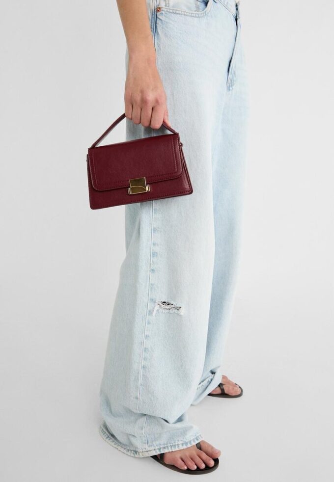 Geantă crossbody cu două mânere Geantă crossbody cu două mânere