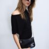 Geantă crossbody cu poziții multiple