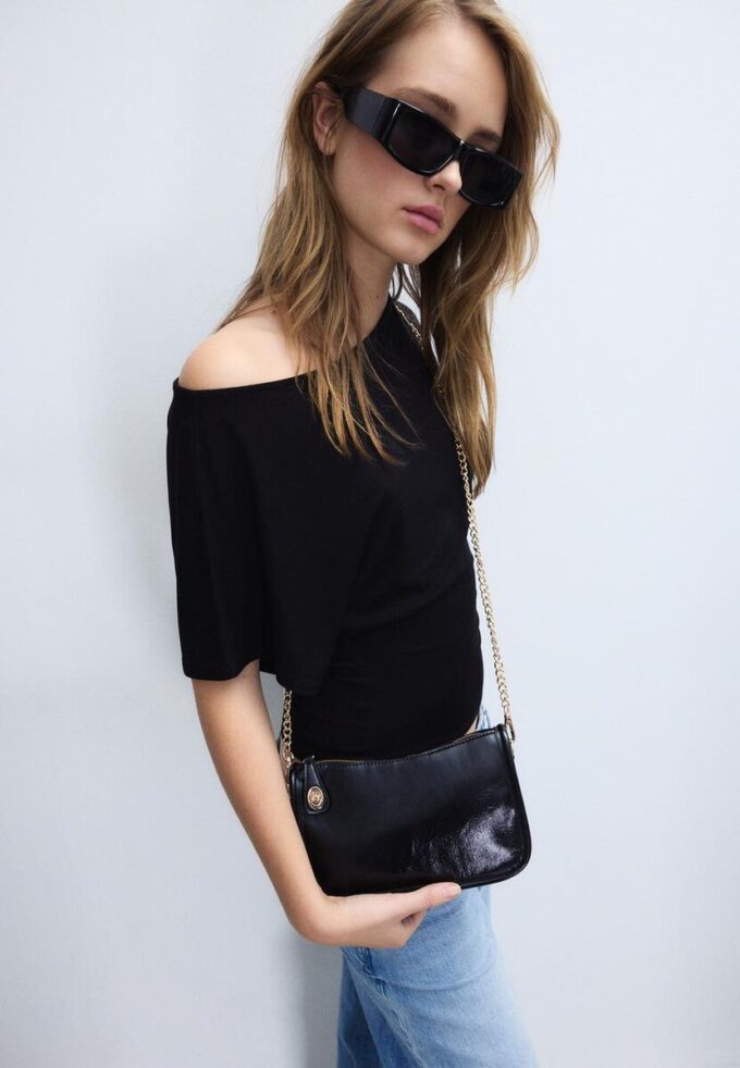 Geantă crossbody cu poziții multiple