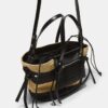 Geantă crossbody tip coș cu efect de croșetat Geantă crossbody tip coș cu efect de croșetat