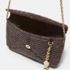 Geantă crossbody tip plic cu efect de rafie Geantă crossbody tip plic cu efect de rafie