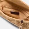Geantă crossbody tip plic cu efect de rafie Geantă crossbody tip plic cu efect de rafie