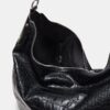 Geantă de umăr Hobo cu aspect de piele de crocodil