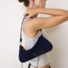 Geantă de umăr Moon din piele 100% Geantă de umăr Moon din piele 100%