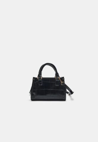 Geantă mini tote cu efect de nucă de cocos