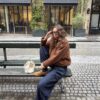 Geantă rigidă tip sac cu ochiuri