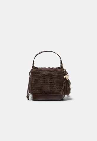 Geantă tip sac combinată, croșetată Geantă tip sac combinată, croșetată