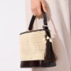 Geantă tip sac combinată, croșetată Geantă tip sac combinată, croșetată