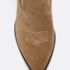 Ghete din piele cu toc cowboy