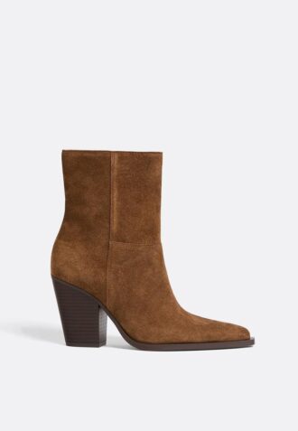 Ghete din piele în stil cowboy Ghete din piele în stil cowboy