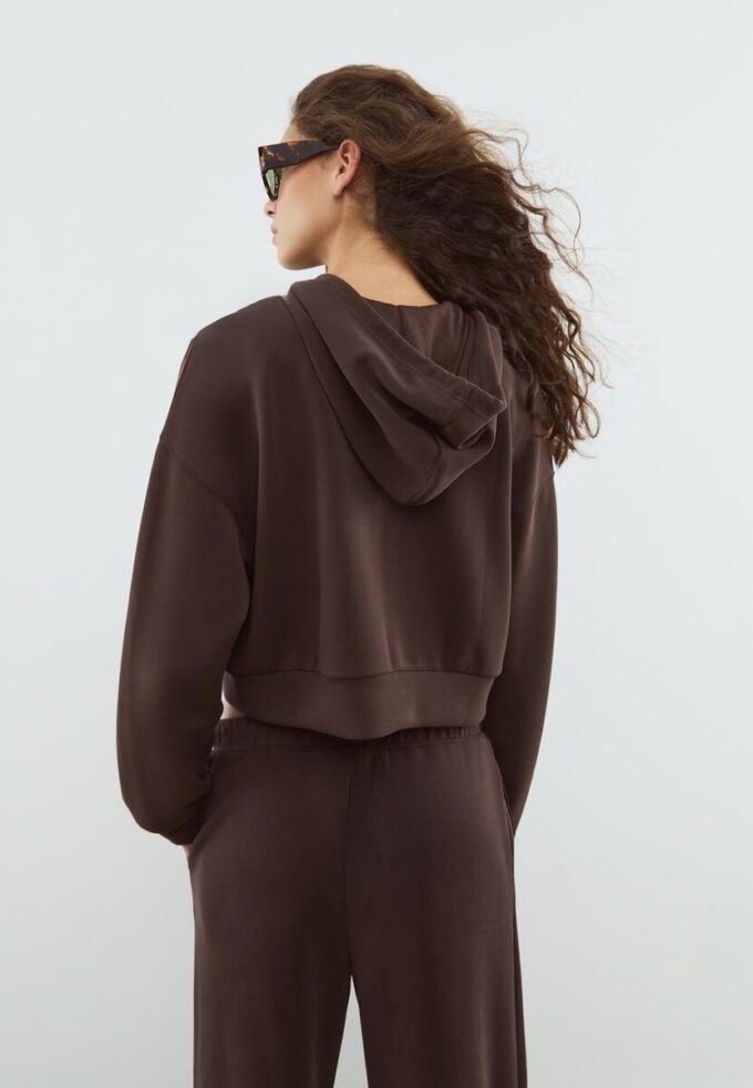 Hanorac cu fermoar Soft-Feel Hanorac cu fermoar Soft-Feel