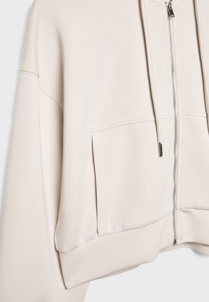 Hanorac cu fermoar Soft-Feel Hanorac cu fermoar Soft-Feel