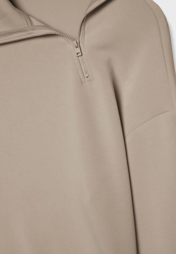 Hanorac Soft-Touch cu fermoar lateral Hanorac Soft-Touch cu fermoar lateral
