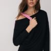 Hanorac Soft-Touch cu umerii goi Hanorac Soft-Touch cu umerii goi