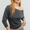 Hanorac Soft-Touch cu umerii goi Hanorac Soft-Touch cu umerii goi