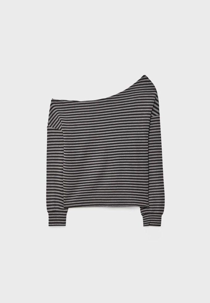 Hanorac Soft-Touch cu umerii goi Hanorac Soft-Touch cu umerii goi